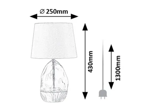 Stolové svietidlo Rabalux 74227 1x40W E27 230V IP20 biela